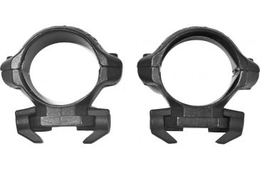 Image of Millett Angle-Loc Weaver Style Rifle Scope Rings, 1in, Low, Engraved