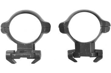 Image of Millett Angle-Loc Weaver Style Rifle Scope Rings, 30mm, 1x Extended/1x Standard, Medium, Smooth