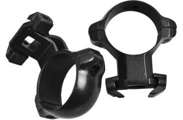 Image of Millett Angle-Loc Weaver Style Rifle Scope Rings, 30mm, 1x Extended/1x Standard, High, Smooth