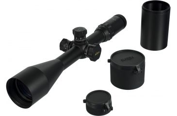 Image of Millett Buck Gold Series 4-16x56 30 mm Rifle Scope Side Focus BK30735 - MIL DOT, Multi Coat - with included lens caps and sun shade
