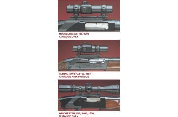 Image of Millett Shotgun Mount Accessories - See-Thru Saddle Mounts, Scope Rings