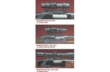 Image of Millett Shotgun Saddle Mount, 1in - Matte Remington 870,1100,1187, 20 Gauge