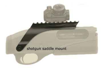 Image of Millett Shotgun Saddle Mount, 1in - Winchester 1400,1500,12 Gauge