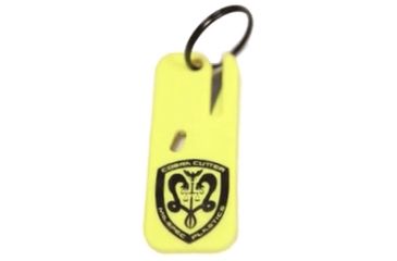 Image of Milspec Plastics Cobra Safety Cutter Keychain, Yellow, Pack of 5 pcs, CRC-Y-5