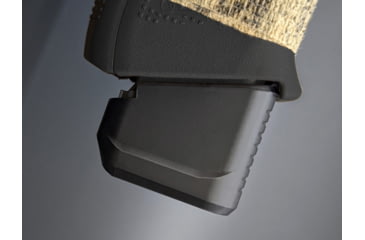 Image of MILSPIN Blacked Out US Flag Magazine Extension For Glock 22/35, 5 Round, Blacked Out Cerakote, 1152118101-5RD