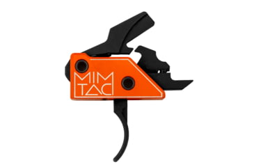Image of Mimtac Drastic AR-15 Drop-in Trigger, Curved, Orange/Black, DRCR-556-ORG1