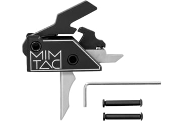 Image of Mimtac Drastic AR-15 Drop-in Touch Trigger, Silver/Black, Small, DR-556-SVR1