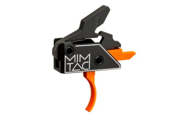 Image of Mimtac Drastic CR 9 AR-9 Drop-In Trigger, Curved, Orange, DRCR9-ORG-02