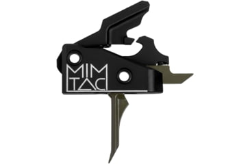 Image of Mimtac Drastic Gen 2 AR-15 Drop-in Trigger, OD Green/Black, DR-GEN2-OD
