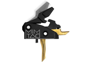 Image of Mimtac Valkyrie Single Stage AR-15 Drop-in Trigger, Gold/Black, VLK-GLD-01