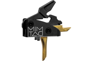 Image of Mimtac Valkyrie Single Stage AR-15 Drop-in Trigger, Gold/Black, VLK-GLD-01