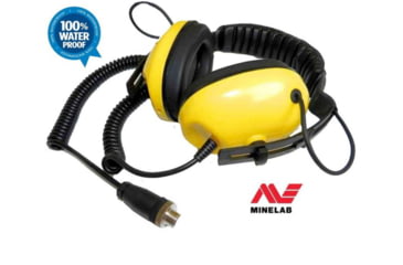 Image of Minelab Equinox Waterproof Headphones, Black, 3011-0372