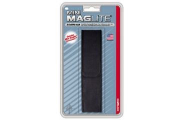 Image of Mini MagLite AAA-Cell Flashlight Black Nylon Belt Holster