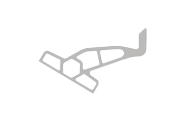 Image of Minn-Kota Raptor Jack Plate Adapter Bracket - Port - 2in Setback - 4in Rise - White, 1810366
