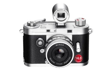 Image of Demo,Minox 14MP DCC 14.0 Digital Classic Camera,640 x 480 AVI Video,Silver/Black 60720-DEMO