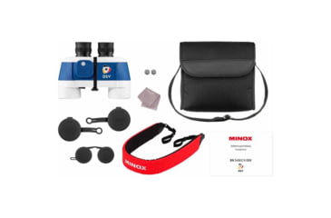 Image of Minox BN C II 7 x 50mm Binoculars, Blue/White, 7x50, 62256