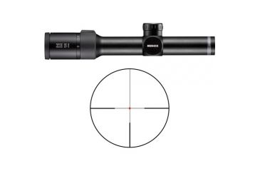 Image of Minox ZE5.2i 1-5 x 24 Illuminated German 4 Rifle Scope, Black 66620