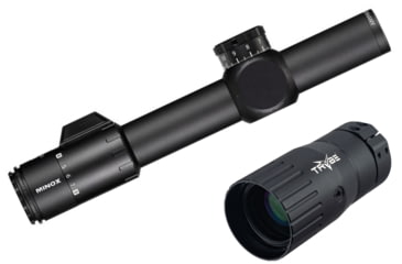 Image of Minox ZP8 1-8x24 MR10+ Rifle Scope with Trybe Enhancer Optics