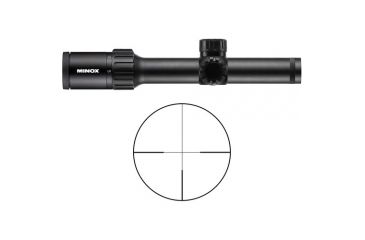 Image of Minox ZX5i 1-5x24 Illuminated German 4 Rifle Scope, Black 66662