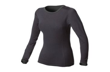 Image of Minus 33 Ossipee Mid-Weight Crew - Womens-Black-Small