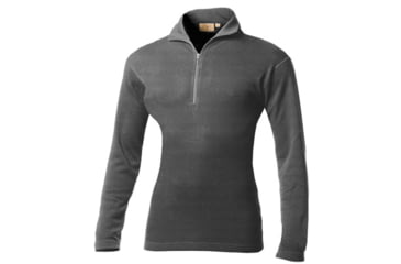 Image of Minus 33 Sequoia Mid-Weight 1/4 Zip - Womens-Charcoal Grey Heather-Large