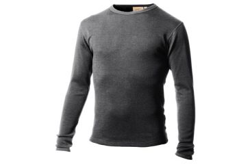 Image of Chocorua Mid-Weight Crew Neck - Mens-Charcoal Grey Heather-Medium