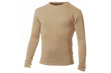 Image of Minus33 Chocorua Mid-Weight Crew Neck - Men's-Desert Sand-Small