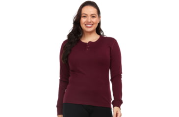 Image of Minus33 Merino Wool Clothing Midweight - Womens Long Sleeve Henley 100% Merino Wool, womens-long-sleeve-henley-midweight
