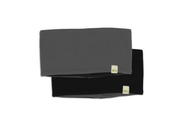 Image of Minus33 Midweight Wool Reversible Headband, Black / Charcoal, One Size, 3594CGBLK