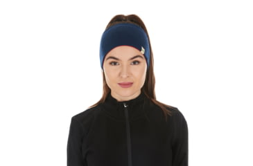 Image of Minus33 Midweight Wool Reversible Headband, Navy, One Size, 3594NVTR
