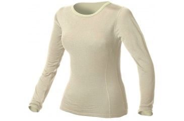 Image of Minus33 Ossipee Mid-Weight Crew - Women's-Natural Cream-X-Large