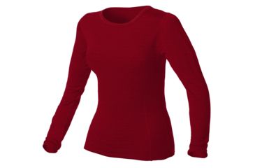 Image of Ossipee Mid-Weight Crew - Womens-True Red-X-Small