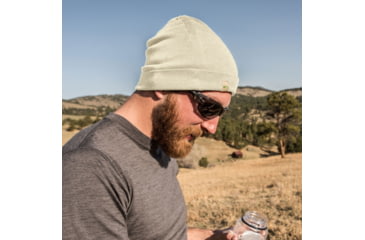 Image of Minus33 Ridge Cuff Wool Beanie Hat, Natural, One Size, 3580NC