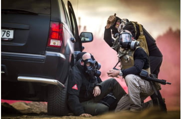 Image of MIRA Safety CM-6M Tactical Gas Mask /no Drinking System, Black, Medium, CM6S