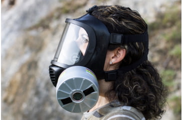 Image of MIRA Safety CM-6M Tactical Gas Mask /no Drinking System, Black, Medium, CM6S