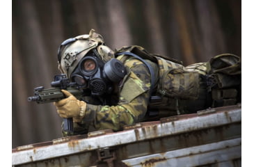 Image of MIRA Safety CM-7M Military Gas Mask, Black, Small, CM7M1, EDEMO1