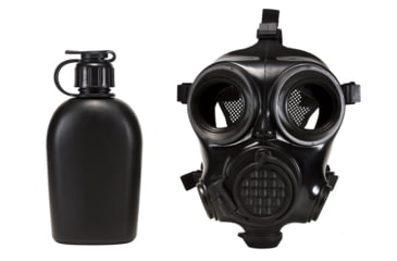 Image of MIRA Safety CM-7M Military Gas Mask, Black, Small, CM7M1, EDEMO1