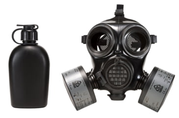 Image of MIRA Safety CM-7M Military Gas Mask, Black, Small, CM7M1, EDEMO1