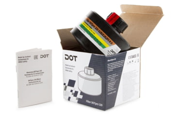 Image of MIRA Safety DotPro 320 40mm Gas Mask Filter, Black, DOTPRO327