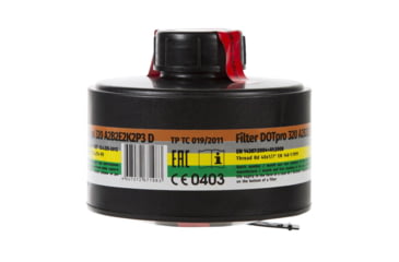 Image of MIRA Safety DotPro 320 40mm Gas Mask Filter, Black, DOTPRO330