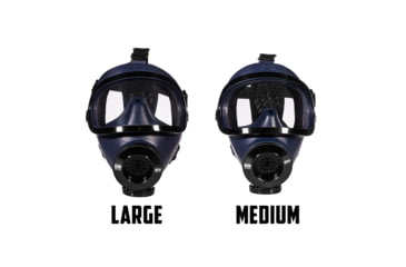 Image of MIRA Safety MD-1 Kids Gas Mask, Navy Blue, Medium, MD1-01