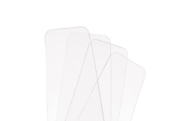 Image of MIRA Safety PROFILM Single Layer Visor Protectors for CM-6M Gas Masks, CM-8M 3X Single Layer Transparent PROFILM, Black, 3-Pack, CM8MPROFILM-SINGLE