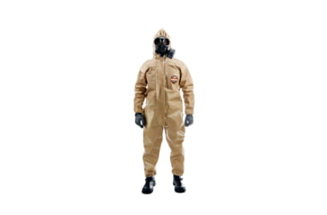 Image of MIRA Safety Protective CBR Hazmat Suit - Kids, Yellow, Small/Medium, HAZSUITSMMD