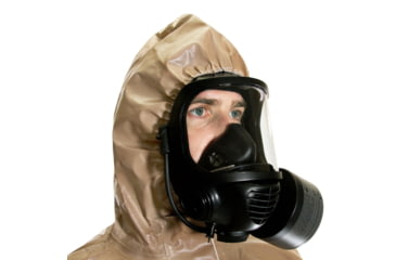 Image of MIRA Safety Protective CBR Hazmat Suit - Kids, Yellow, Small/Medium, HAZSUITSMMD