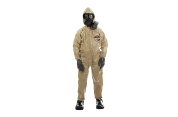 Image of MIRA Safety Protective CBR Hazmat Suit - Kids, Yellow, Small/Medium, HAZSUITSMMD