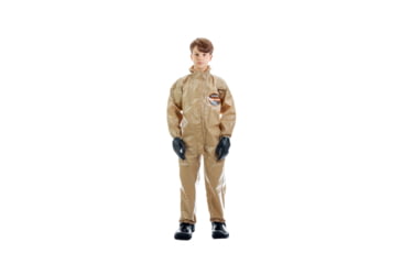 Image of MIRA Safety Protective CBR Hazmat Suit - Kids, Yellow, Small/Medium, HAZSUITSMMD