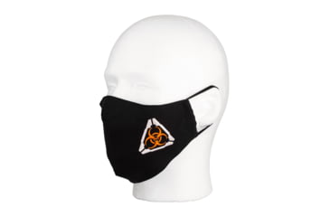 Image of MIRA Safety Protective Face Mask Kit w/Silverplus Biocidal Technology, Black, Medium, PROMASK1