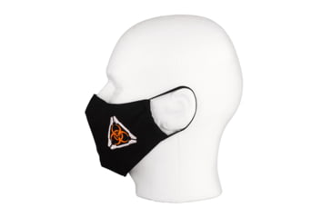 Image of MIRA Safety Protective Face Mask Kit w/Silverplus Biocidal Technology, Black, Medium, PROMASK1