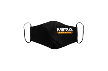 Image of MIRA Safety Protective Face Mask Kit w/Silverplus Biocidal Technology, Black, Medium, PROMASK1