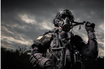 Image of MIRA Safety TAPR Tactical Air-Purifying Respirator Mask, Standard Kit, Black, TAPRKIT-1